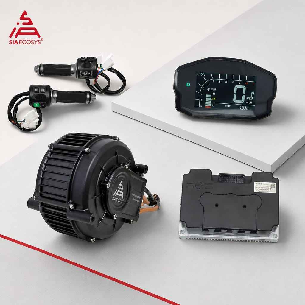 QSMOTOR QS165 V2 5000W 72V 35H - Mid Drive Motor Kit 72V 5000W recension och pris