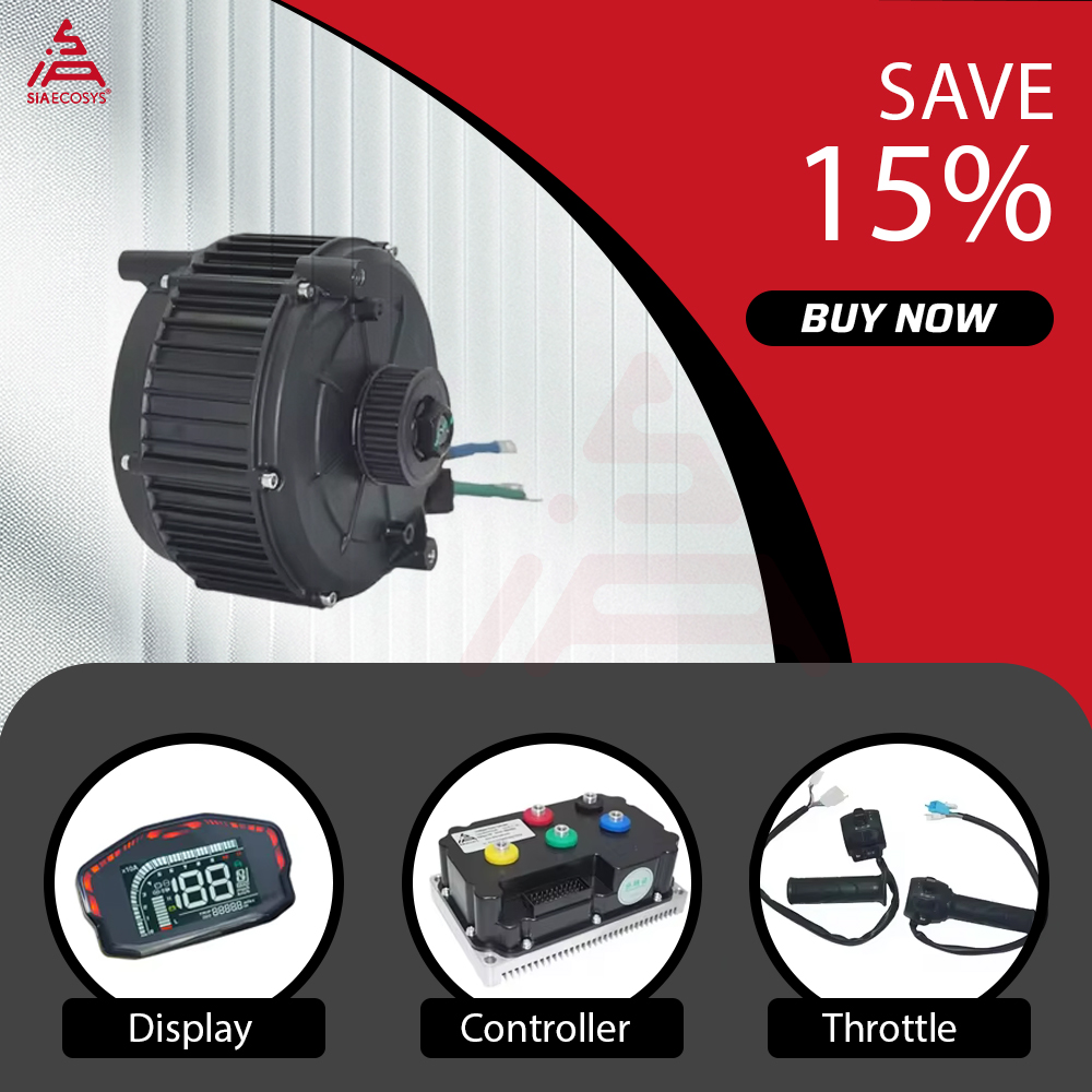 QSMOTOR QS165 V2 5000W 72V IPM - Mid Drive Motor Kit 72V 5000W recension och pris
