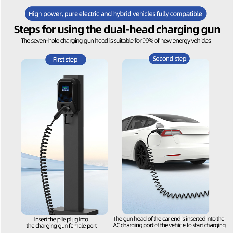 Type 2 To Type 2 Portable EV C - Ev Charger Type 2 22Kw 32A 3 Phase recension och pris