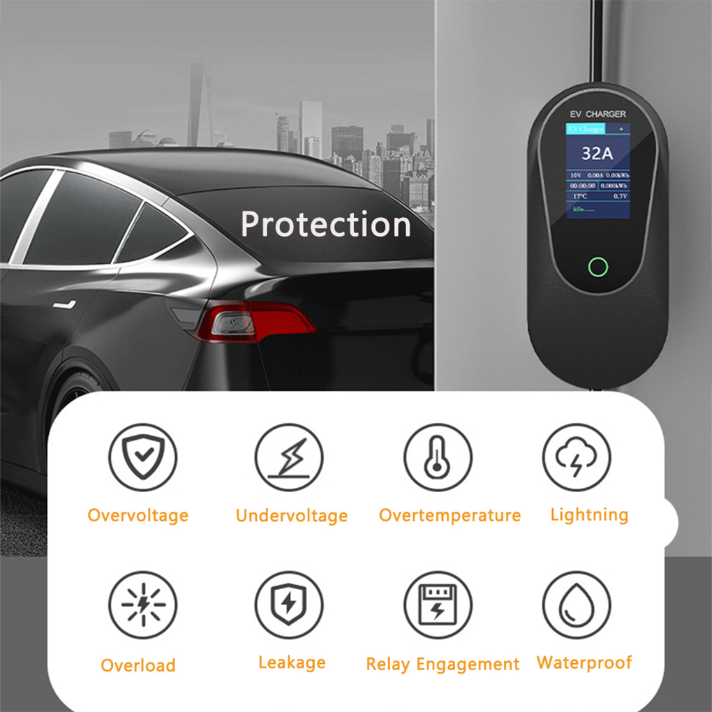 Type-2 Portable EV Charger 22K - Ev Charger Type 2 22Kw 32A 3 Phase recension och pris