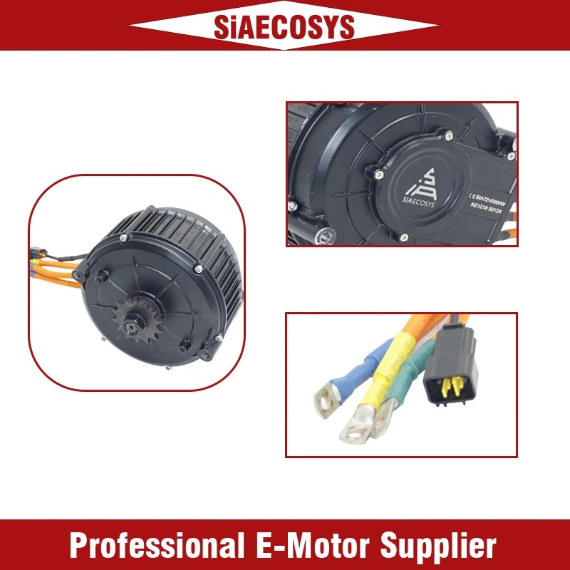 QSMOTOR QS165 V2 5000W 35H 72V - Mid Drive Motor Kit 72V 5000W recension och pris