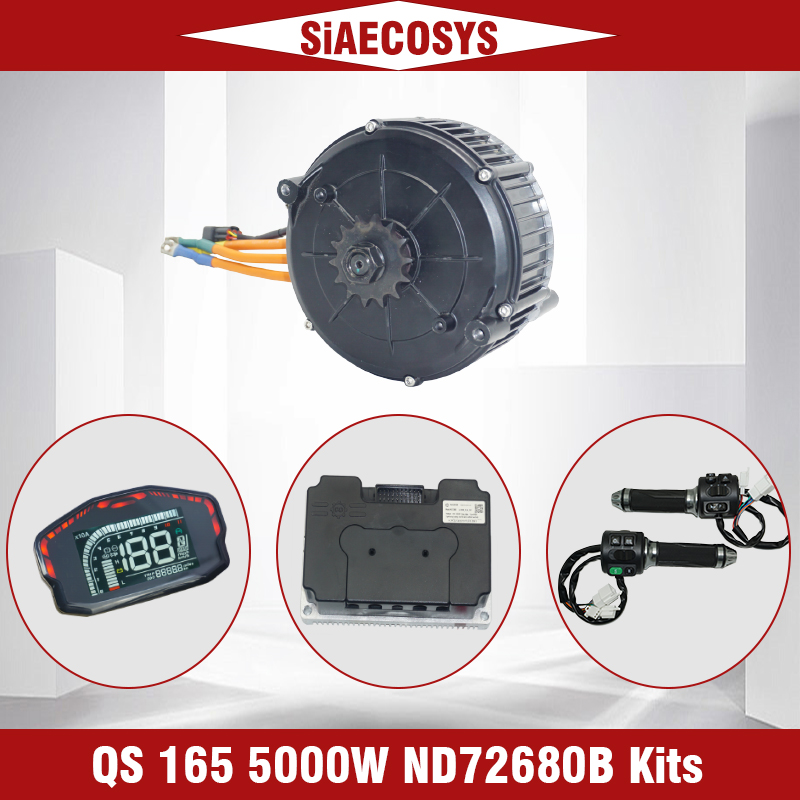 QS MOTOR QS165 V2 5000W 72V 35 - Mid Drive Motor Kit 72V 5000W recension och pris