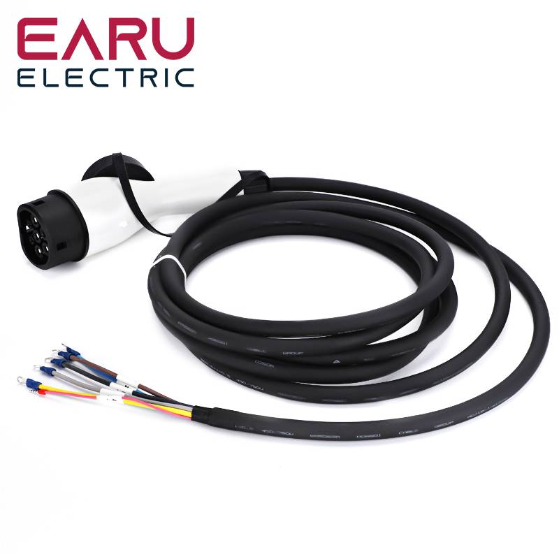 EV Charger Plug With Cable Typ - Ev Charger Type 2 22Kw 32A 3 Phase recension och pris