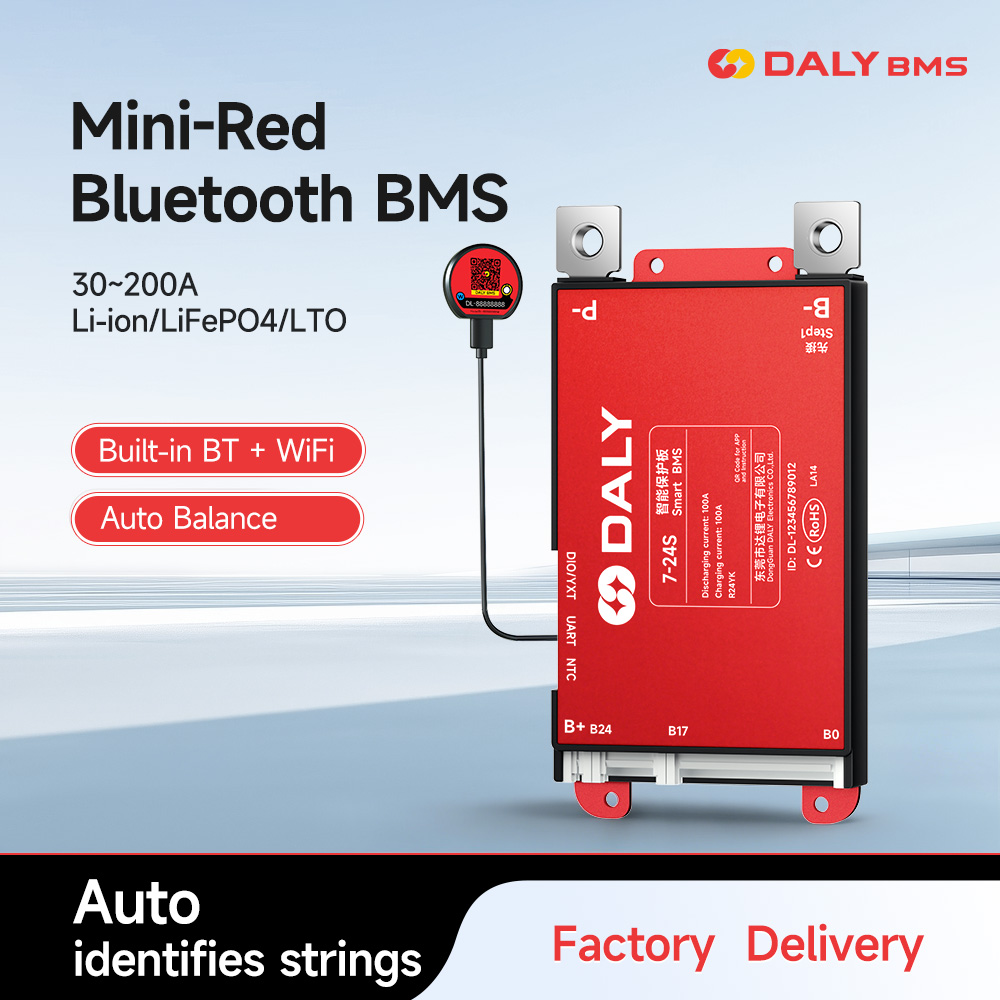 Daly Smart BMS 30A 40A 60A 80A - Smart Bms 24S 200A Bluetooth Lifepo4 recension och pris