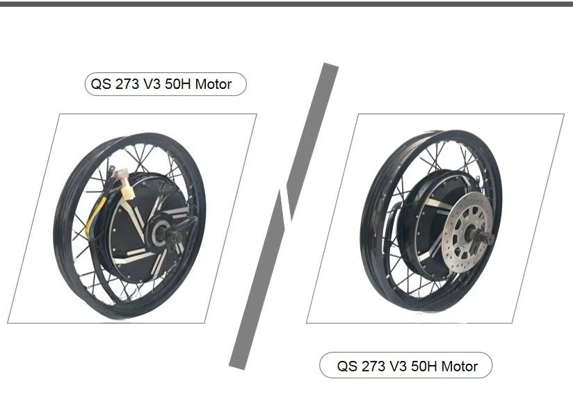 Electric Motorcycle  Motor Kit - Qs Motor 273 8000W Hub Motor recension och pris