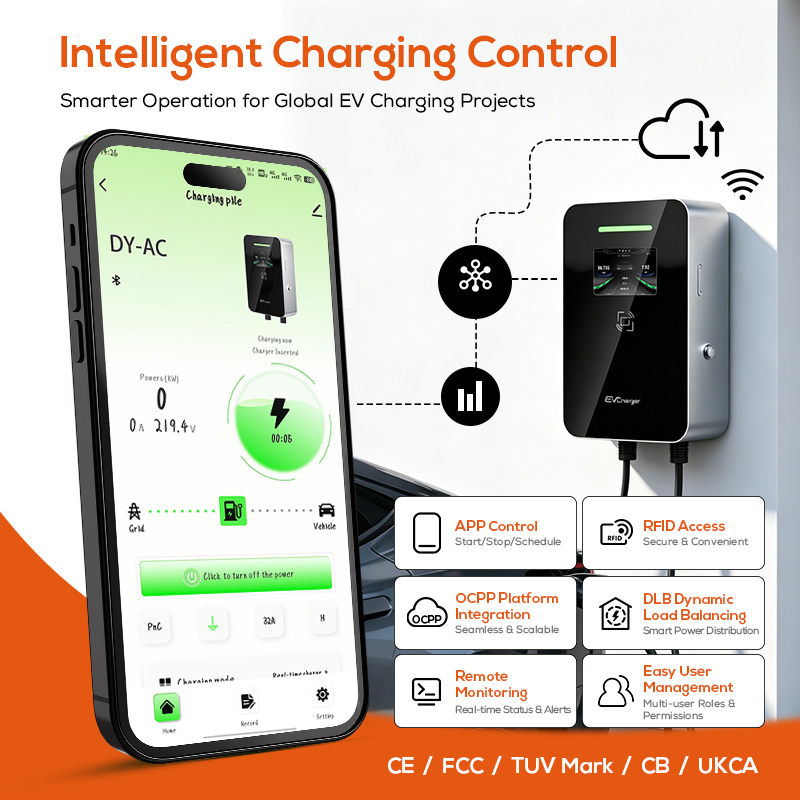 Lifl 7KW 11KW 22KW 3‑Phase Wal - Ev Charger Type 2 22Kw 32A 3 Phase recension och pris